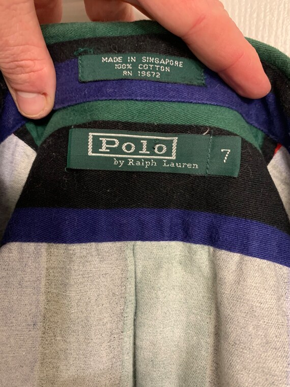 Vintage 1990s boys Polo Ralph Lauren Button Down … - image 3