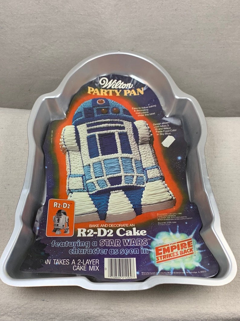 Moule à gâteau Star Wars R2-D2 vintage 1980 Wilton 2105-1294 Retired Baking R2D2 image 1