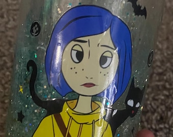 Coraline Snow globe tumbler