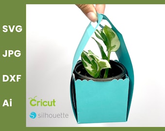 Plant Favor Box Template: Paper Flower Box (Digital Download)