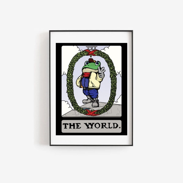 Slippi: The World - SSBM Tarot Kartendruck - 20 x 30cm