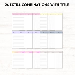 Pastel Digital Note Paper: 100 Pages for Digital Notebooks Compatible ...