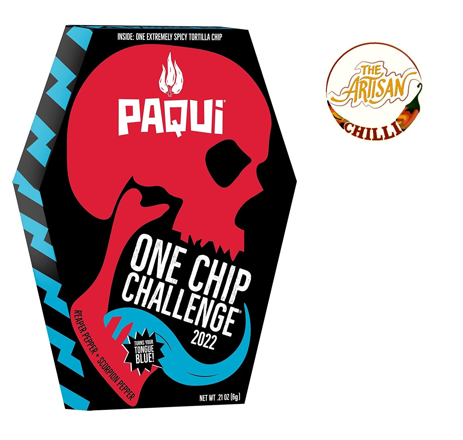 Paqui One Chip Challenge 2022 World's Hottest Carolina Etsy Australia