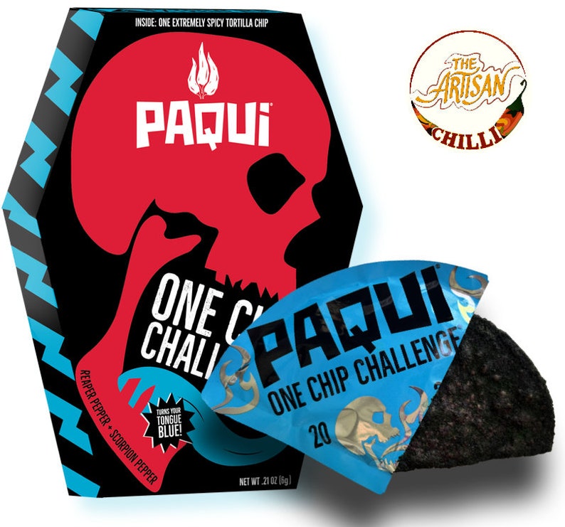 Paqui One Chip Challenge 2022 World's Hottest Carolina Etsy