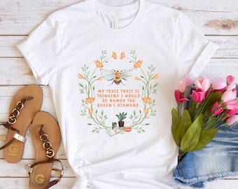 The Queen's Diamond Bee Fan T-Shirt