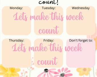 planejador de 5 dias