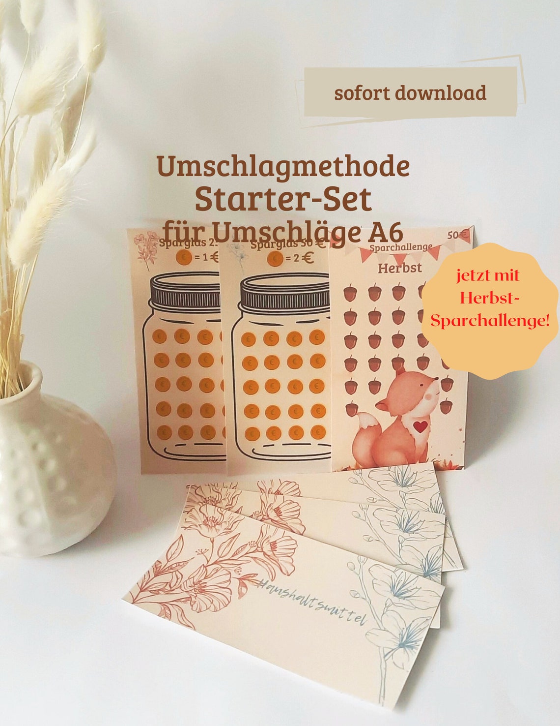 Umschlagmethode A6 Budgetplaner Budget StarterSet - Etsy.de