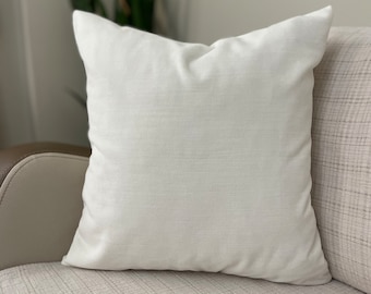 Off White Velvet Pillow Cover - Off White Cotton Pillow Cases, Velvet Wedding Pillow, Velvet Throw Pillow Cover