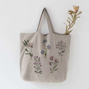 18 Wild Flowers Machine Embroidery Design, Floral Botanical Mini ...