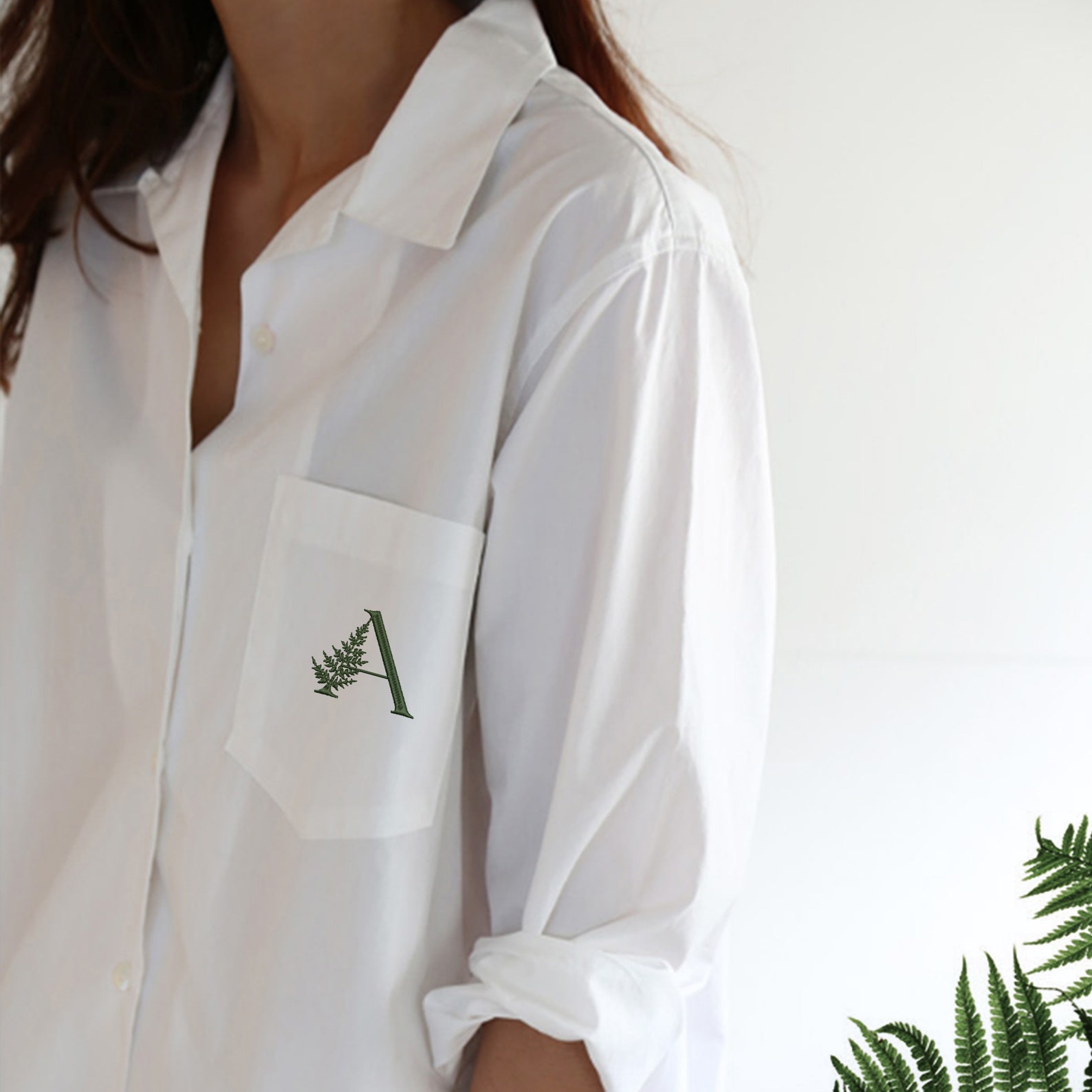 Unique Fern Font Alphabet Monogram Machine Embroidery Design, Script ...