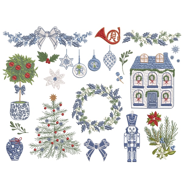 Chinoiserie Christmas Ornaments Etsy