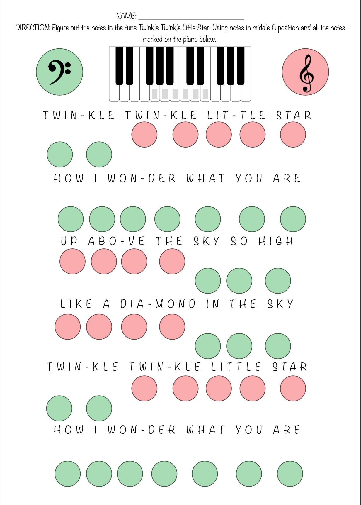 Twinkle, Twinkle, Little Star - In All 15 (Major) Keys! — Presto! It's  Music Magic Publishing