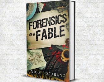 Forensics of a Fable Signed Paperback and Custom Bookmark: A murder mystery inspired by Goldilocks & the 3 Bears with romantic suspense