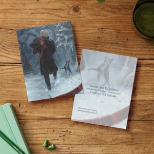 Stampe artistiche e segnalibri dei personaggi Evidence Art Print