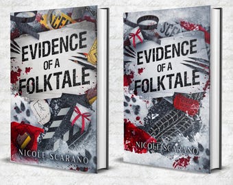 Bevis på en folksaga Signerad pocketbok/inbunden och specialtryckt konsttryck: En Rödluvan-inspirerad kriminalthriller