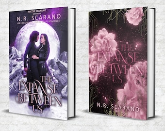 The Expanse Between Us Signed Paperback & Custom Art Print- An Enemies to Lovers Age Gap Sci-fi Romance
