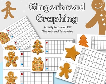 Gingerbread Graphing - Pictograph Math Center
