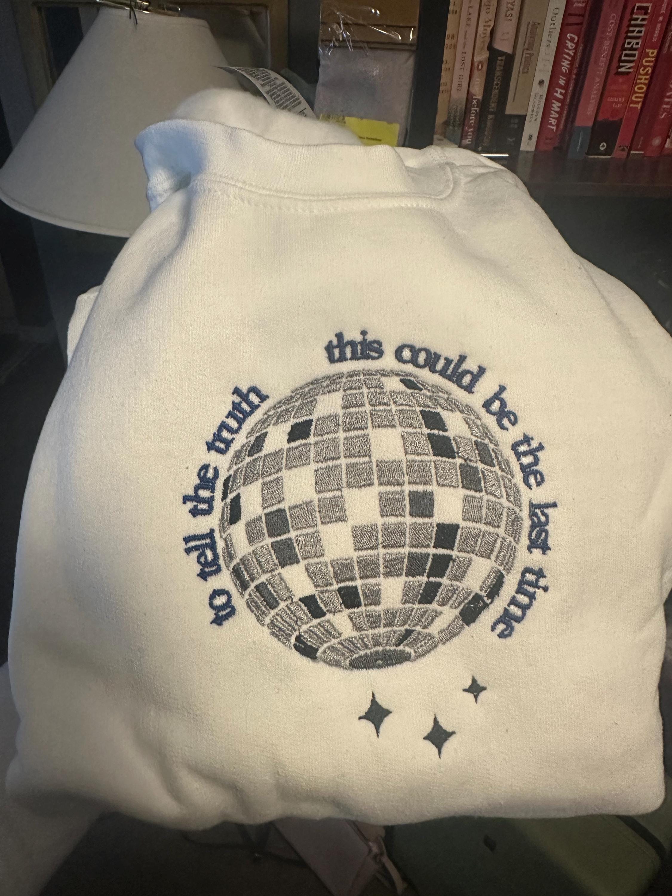 LCD Soundsystem Disco Ball Embroidery - Etsy