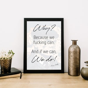 Peaky Blinders, motivational quote as printable download for on a wall. Nice as a decoration poster. Wall art in max A2 and 8R 6R format,