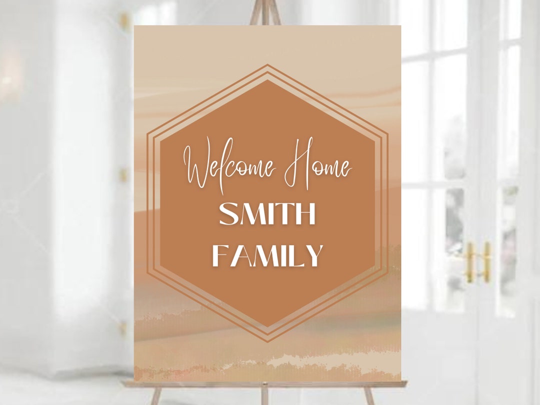 Home Realtor Sign Template Earth Tones Etsy