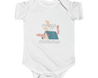 Future Bookworm Baby Onesie: Bookish Infant Bodysuit