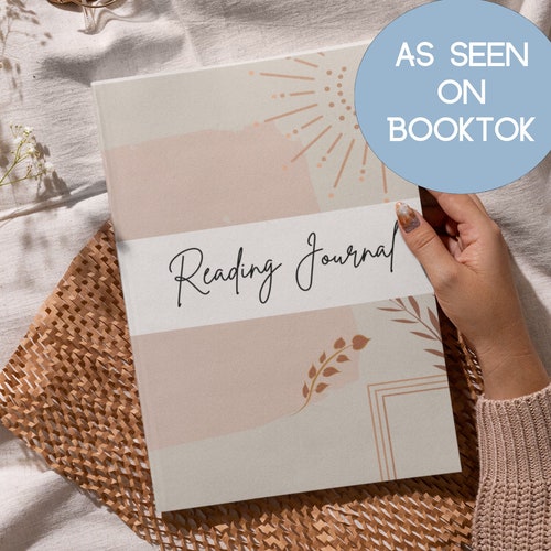 Reading Journal Book Review Booktok Journal Reading Etsy