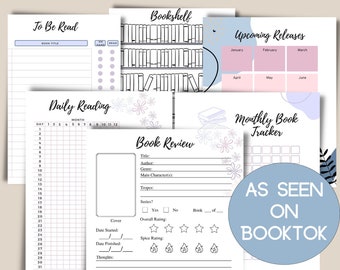 Digital Reading Journal: Book Review & Tracker (Goodnotes)