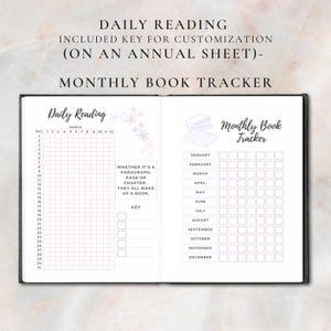 Reading Journal, Book Review, Booktok Journal, Reading Planner, Reading Tracker, Reading Log, Book Review Journal, Bookshelf image 2