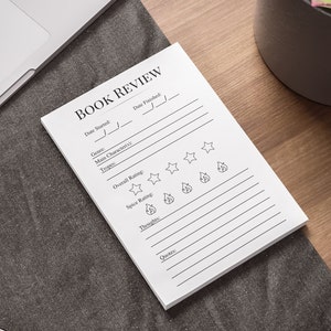 Book Review Post-it® Note Pads, Reading Sticky Notes, Reading Journal, Book Review, Booktok, Reading Planner, Reading Tracker, Spice Tracker