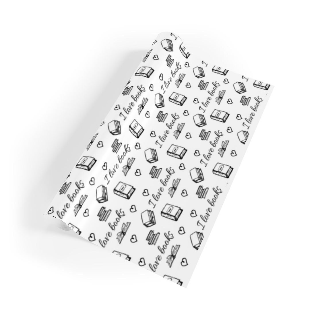 I Love Books Gift Wrap Book Gifts for Book Lovers, Book Gifts, Editor