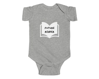 Future Reader Infant Bodysuit, Bookish Baby, Reader Baby, Book Lover Baby Gift, Future Book Lover, Bookish Kids Gift, Reading Gift for Kids