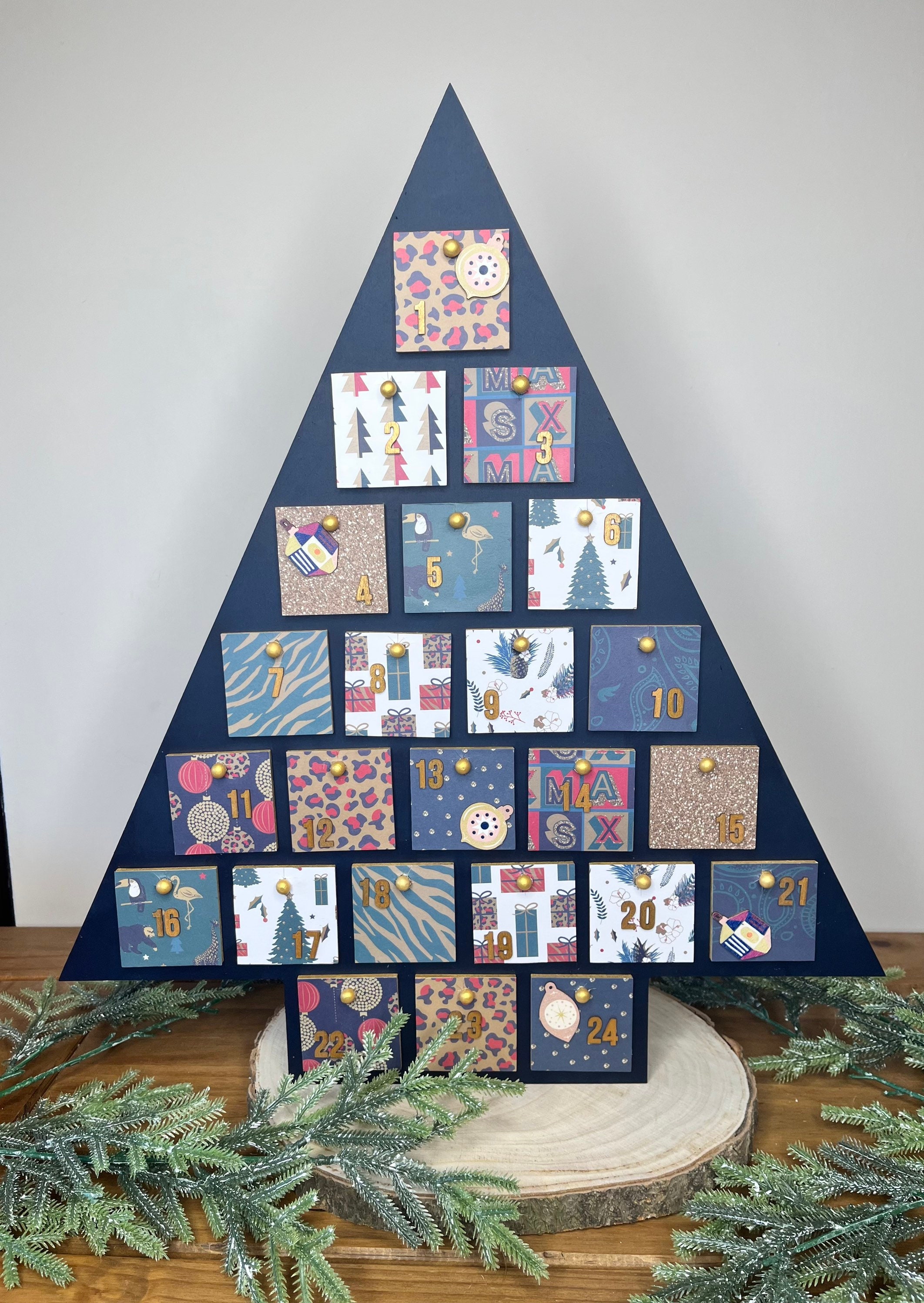 Wooden Advent Calendar With Drawers Christmas Tree Advent Etsy Wooden Advent Calendar With Drawers Christmas Tree Advent Etsy