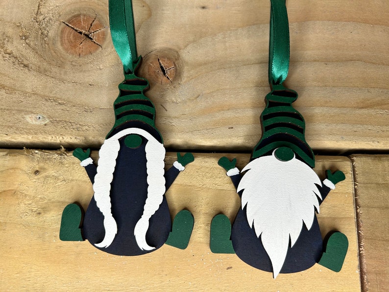 Gonk Christmas Tree Decorations Emerald Green Christmas Tree Etsy