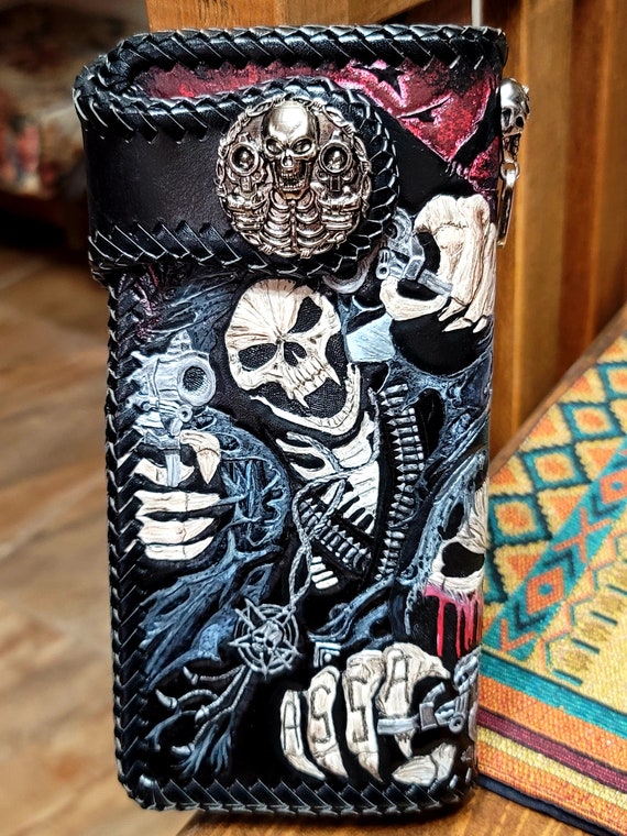 Skull wallets new arrivals