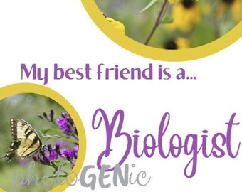 Mi mejor amigo es biólogo (imprimible)