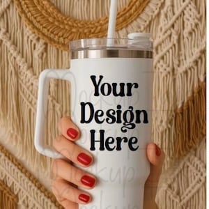 40Oz Tumbler Mockup, 40Oz Tumbler  Canva, 40Oz Tumbler Png,40Oz Tumbler Handle, Png Tumbler Mockup, Sublimation Mockup, 40Oz Quencher Mockup