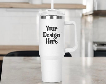 40Oz Becher Mockup, 40Oz Becher Canva, 40Oz Becher Png, 40Oz Bechergriff, Png Becher Mockup, Sublimationsmodell, 40Oz Quencher Mockup