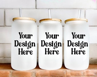 Glass Can Mockup,16Oz Can Mockup,16Oz Glass Can,Beer Can Glass Mock,Iced Coffee Mockup,Glass Can Canva,16oz Libbey glass,Libbey Glass Can