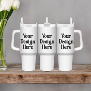 40Oz Tumbler Mockup, 40Oz Tumbler  Canva, 40Oz Tumbler Png,40Oz Tumbler Handle, Png Tumbler Mockup, Sublimation Mockup, 40Oz Quencher Mockup