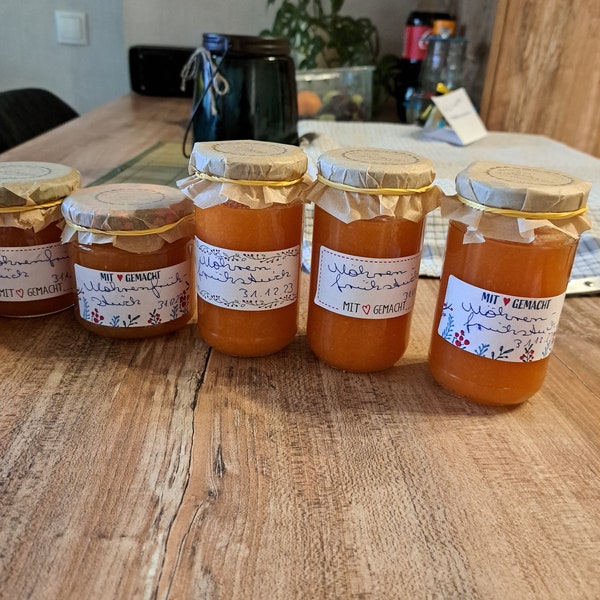 Hasenfrühstück-Möhren -Apfel Marmelade "neu"