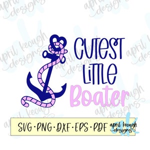 Niedliche kleine Boater svg / Baby Bootfahren svg / nautische Baby Body Design / Bootfahren Baby Body svg / Bootfahren Baby Body geschnitten Datei / Anker svg