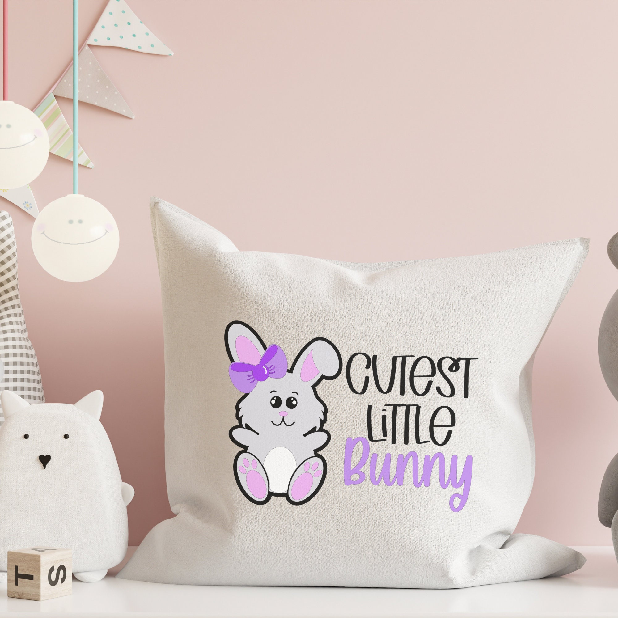 Spring Baby Svg Cutest Little Bunny Svg/ Cute Bunny Svg/ Cute Bunny Onesie Svg/ Spring ...