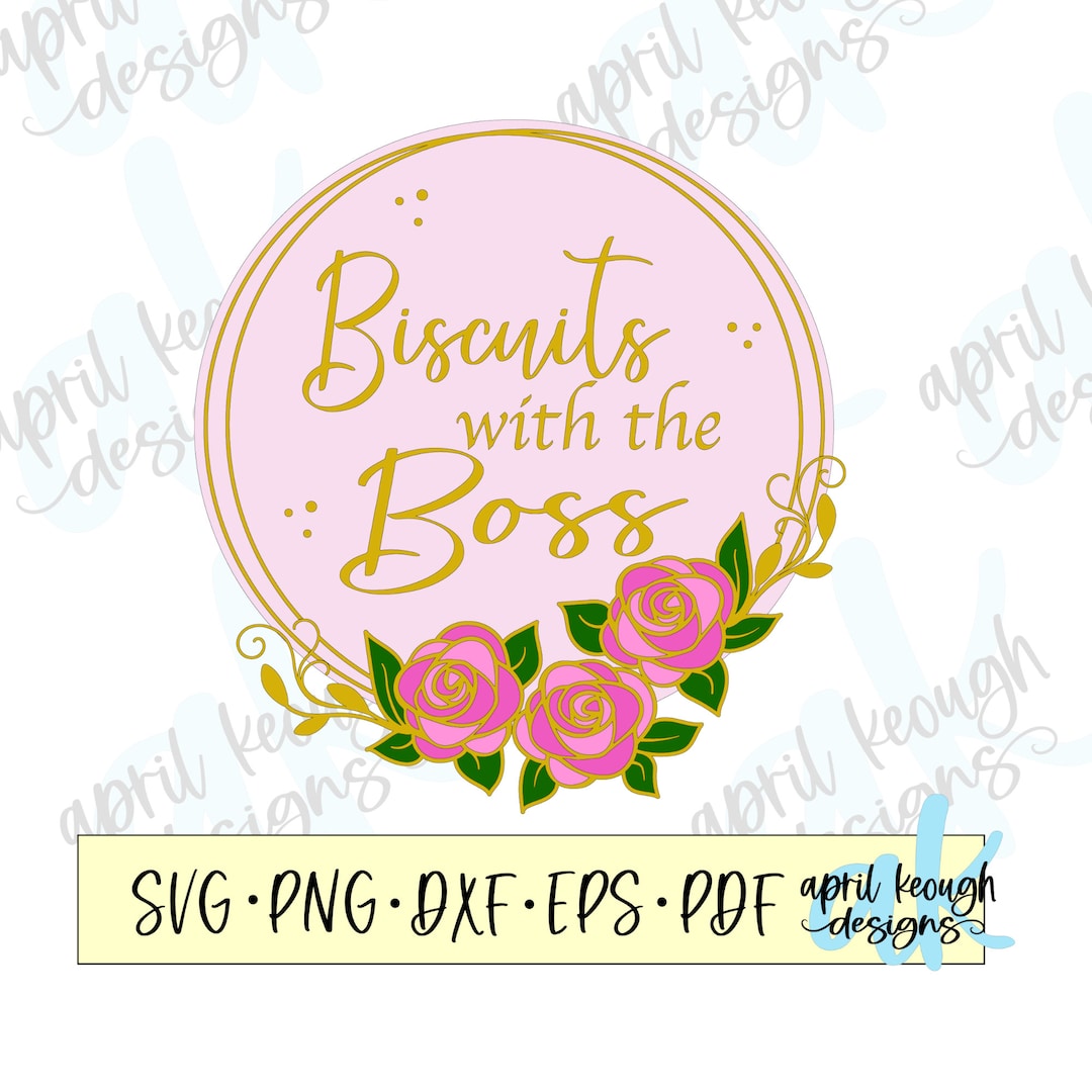 Biscuits With the Boss Svg Png Pdf/ Lasso Biscuits Clip Art/ Biscuits With the Boss Cricut