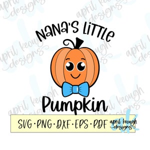 Nana’s Little Pumpkin svg png / bébé citrouille clip art / citrouille onesie svg png cricut silhouette / automne bébé onesie svg / Nana onesie cut file