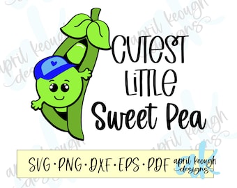Najsłodszy mały groszek svg png/Słodki groszek svg png/Dziecięcy groszek clipart/Słodki groszek niemowlęcy onesie wycięty plik cricut sylwetka