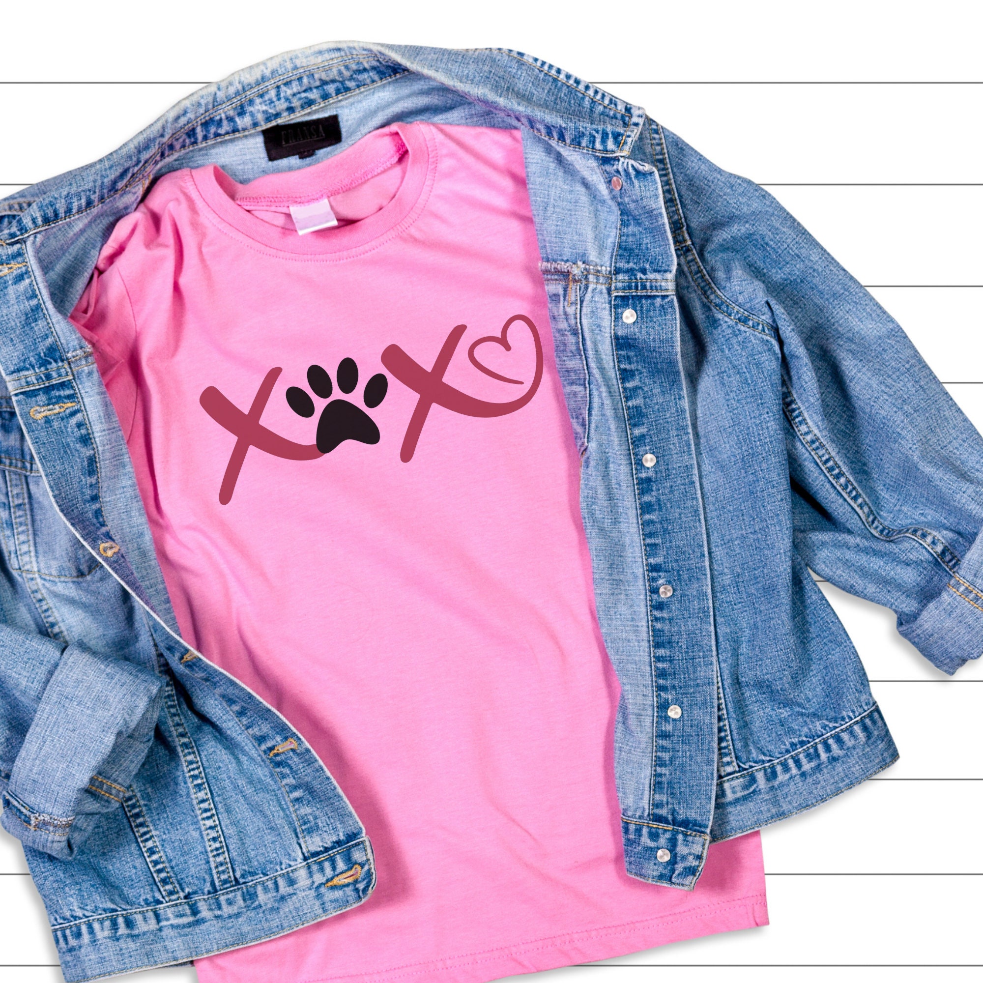 XOXO Paw Print Svg Png/ Paw Print Svg Png/ Love My Dog Love - Etsy