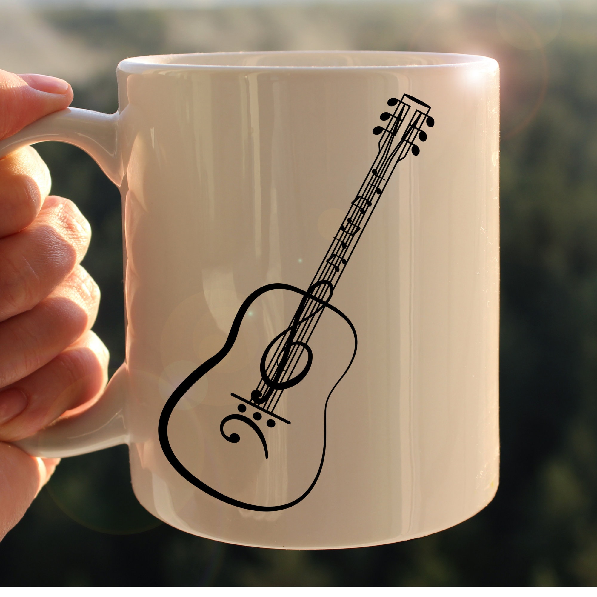 Music Notes Guitar Svg Png/ Music Symbols Guitar/ Guitar Clip Etsy