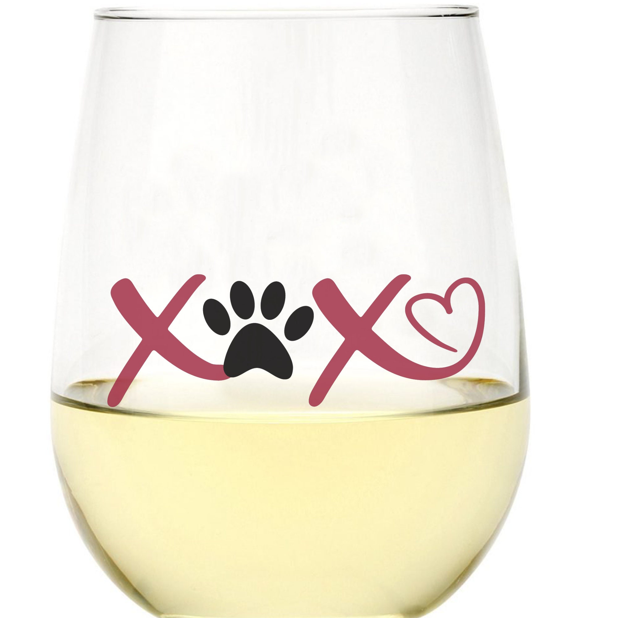 XOXO Paw Print Svg Png/ Paw Print Svg Png/ Love My Dog, Love My Cat Svg ...