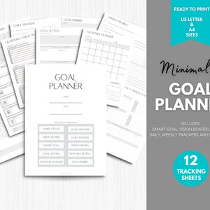 GOAL PLANNER 2023 Goals Tracker SMART Goal Setting Kit Self - Etsy