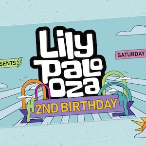Lollapalooza Inspired Banner (Customizable)